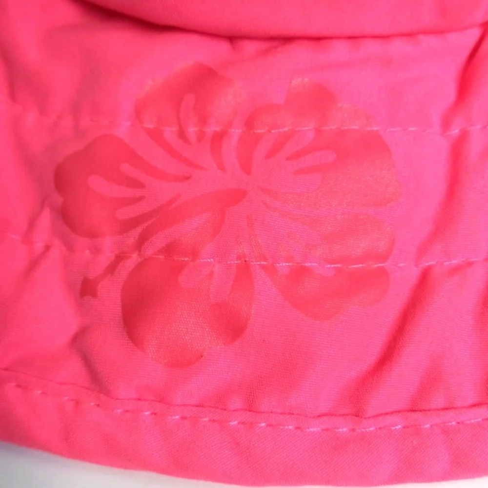HIBISCUS PINK GIRLS SUMMER HAT